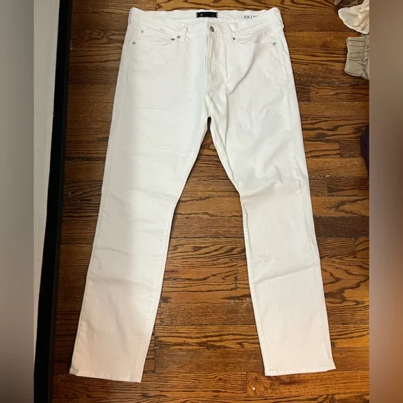Men’s White Madewell Skinny Jeans - 36x32 - Picture 5 of 6